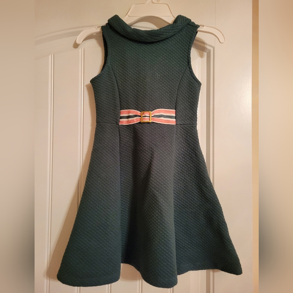 Pink and Green Dress